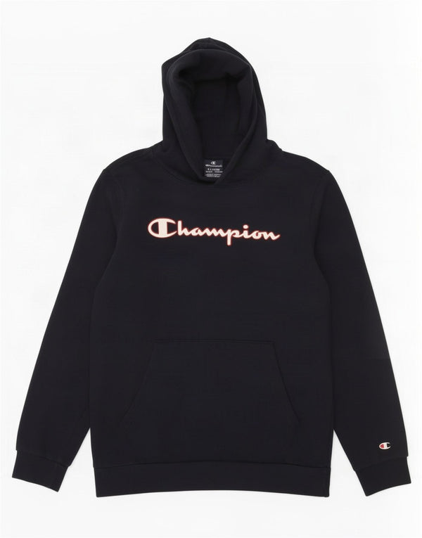 Champion Boys Graphic Hoodie Džemper 13-14 godina XL tamnoplavi pamuk