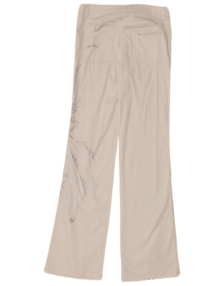 ROCCOBAROCCO ženski komplet od 2 gumba UK 14 Srednje W32 L34 Bijela