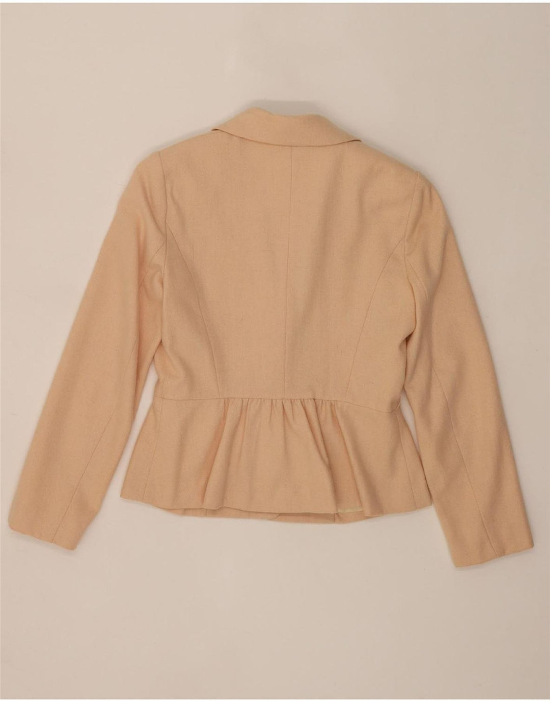NOA NOA Womens 1 Button Blazer Jacket UK 38 Medium Beige Wool Vintage NOA NOA and Second-Hand NOA NOA from Messina Hembry 