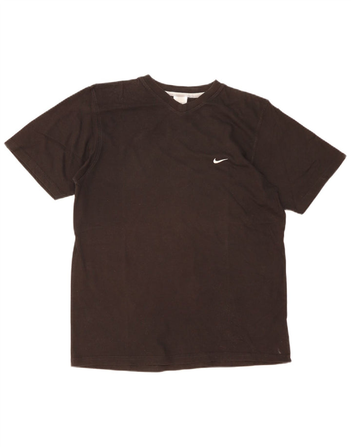 Nike Muška majica kratkih rukava UK 39/41 srednje crni pamuk