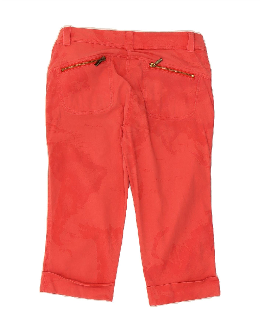 ALVIERO MARTINI Womens Capri Trousers W29 L18 Red Cotton Vintage ALVIERO MARTINI and Second-Hand ALVIERO MARTINI from Messina Hembry 
