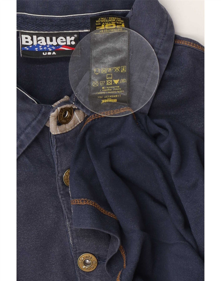 Blauer muška polo majica XL plavi pamuk
