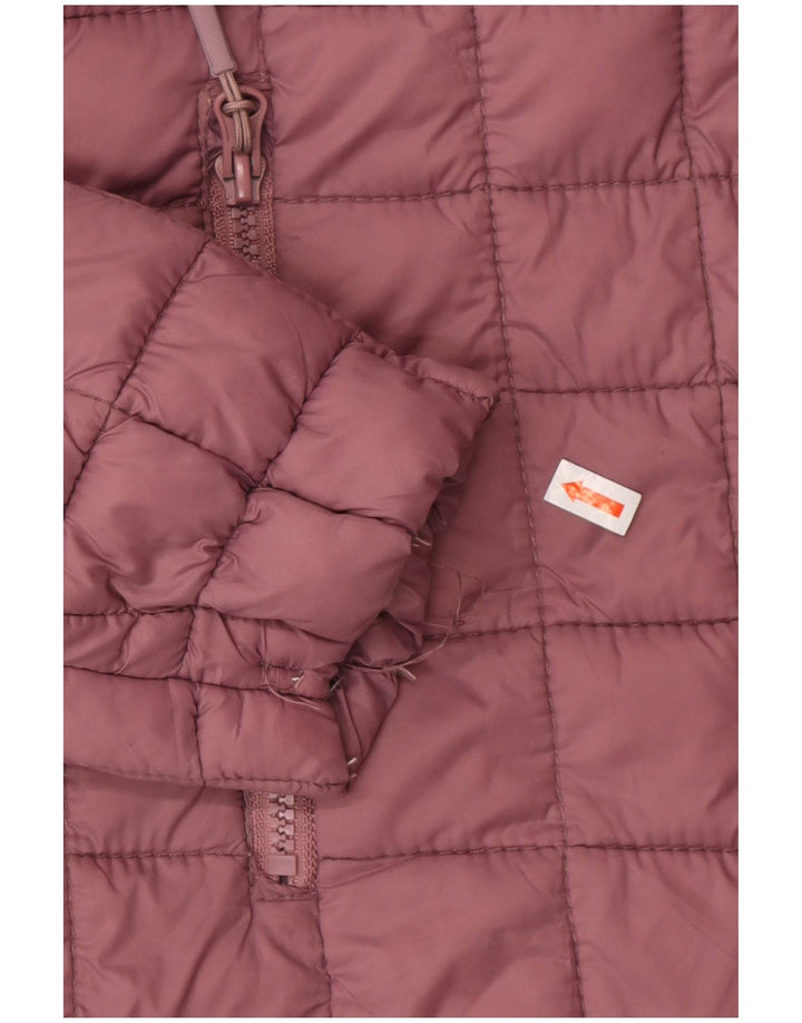 Reebok ženska podstavljena jakna UK 14 Medium Maroon poliester