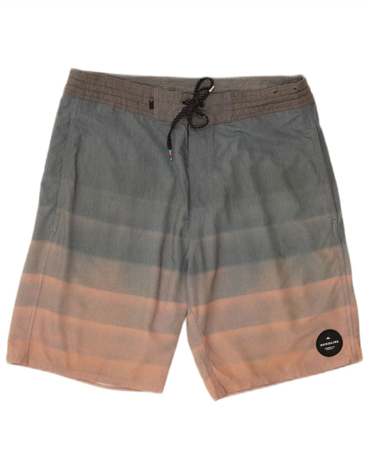 Quiksilver muške kratke hlače za kupanje od poliestera srednje plave boje