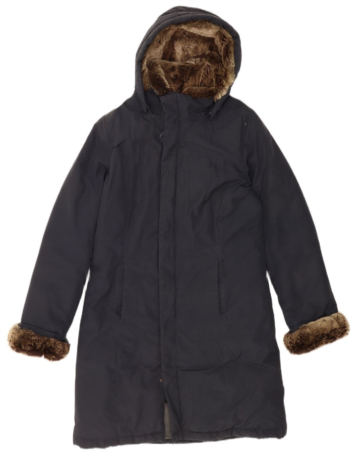 Woolrich muški podstavljeni kaput s kapuljačom UK 38 srednje tamnoplavi pamuk