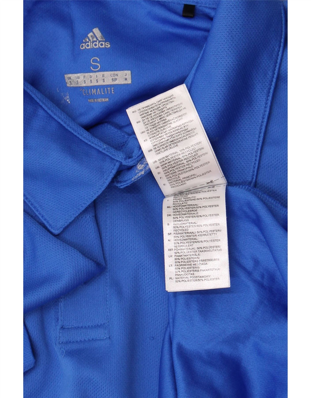 Adidas muška polo majica Climalite Mala plava poliester
