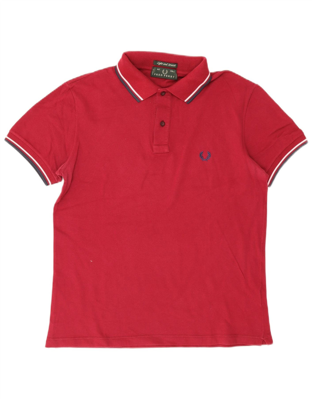 Fred Perry muška polo majica srednje tamnocrvene pruge, pamuk