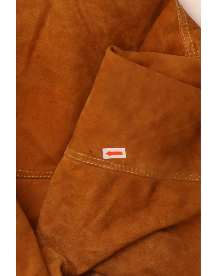 VINTAGE muška bomber jakna od brušene kože UK 40 velika bež