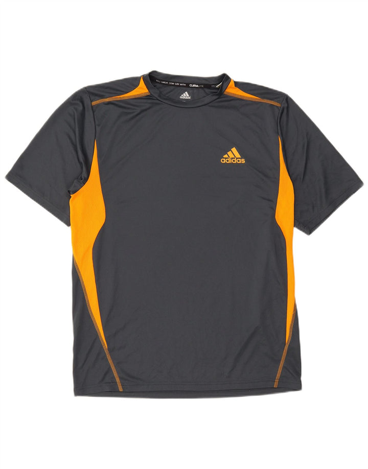 Adidas muška Climalite majica kratkih rukava Srednje sivi Colourblock poliester