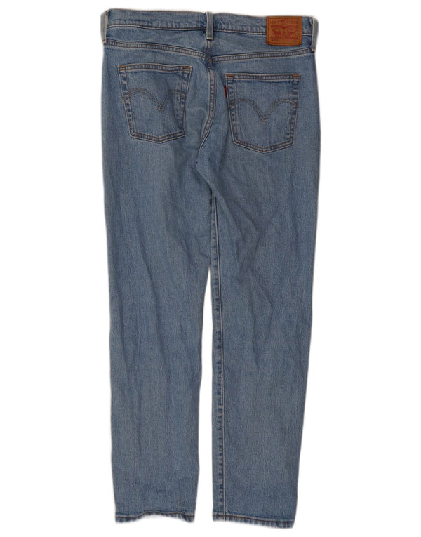 Levi's ženske 501 ravne traperice W26 L28 plavi pamuk