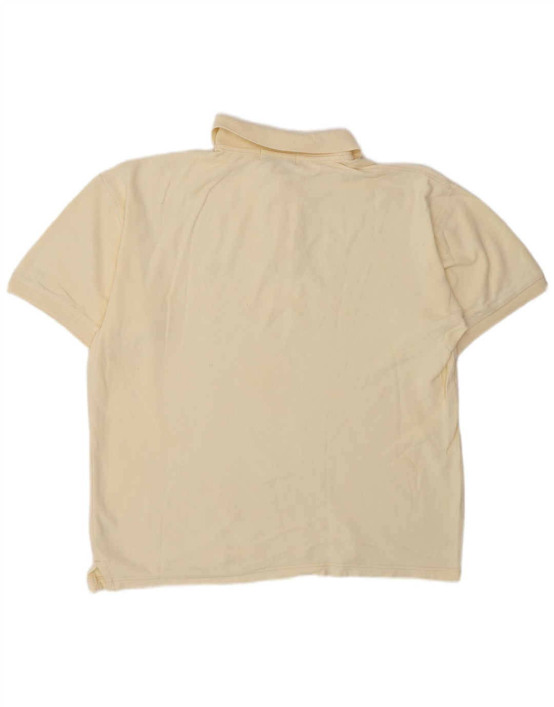 FILA Mens Polo Shirt IT 50 Large Yellow Cotton