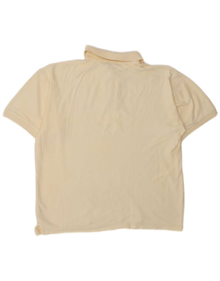 FILA Mens Polo Shirt IT 50 Large Yellow Cotton