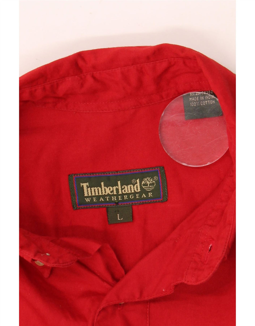 TIMBERLAND Muška košulja velika crvena pamuk