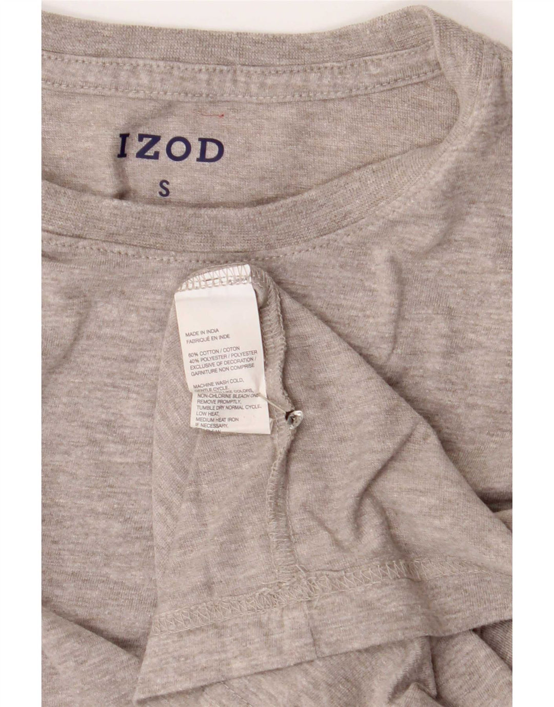 Izod muška majica kratkih rukava Mali sivi pamuk