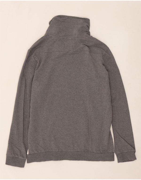 Guess Ženska majica s rol izrezom UK 18 XL Sivi pamuk u blokovima boja