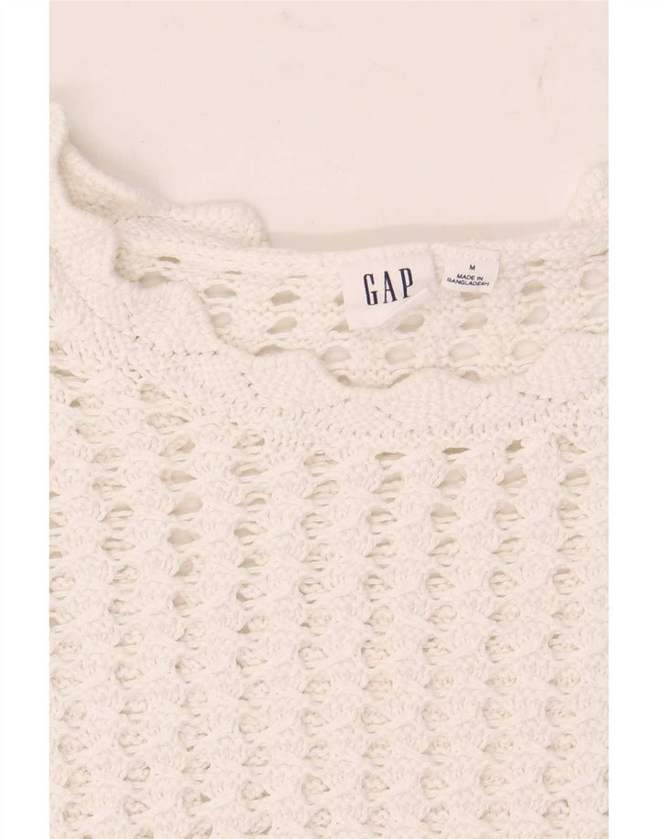 Gap ženska heklana bluza UK 14 Srednje bijela