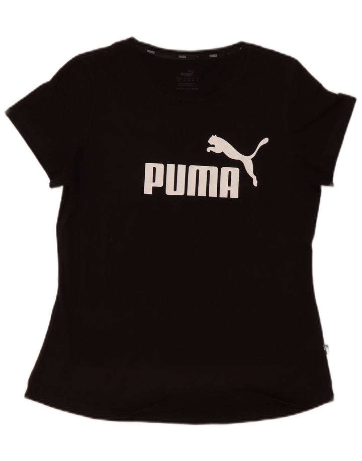 Puma ženska majica kratkih rukava s grafičkim motivima UK 14 srednje crna