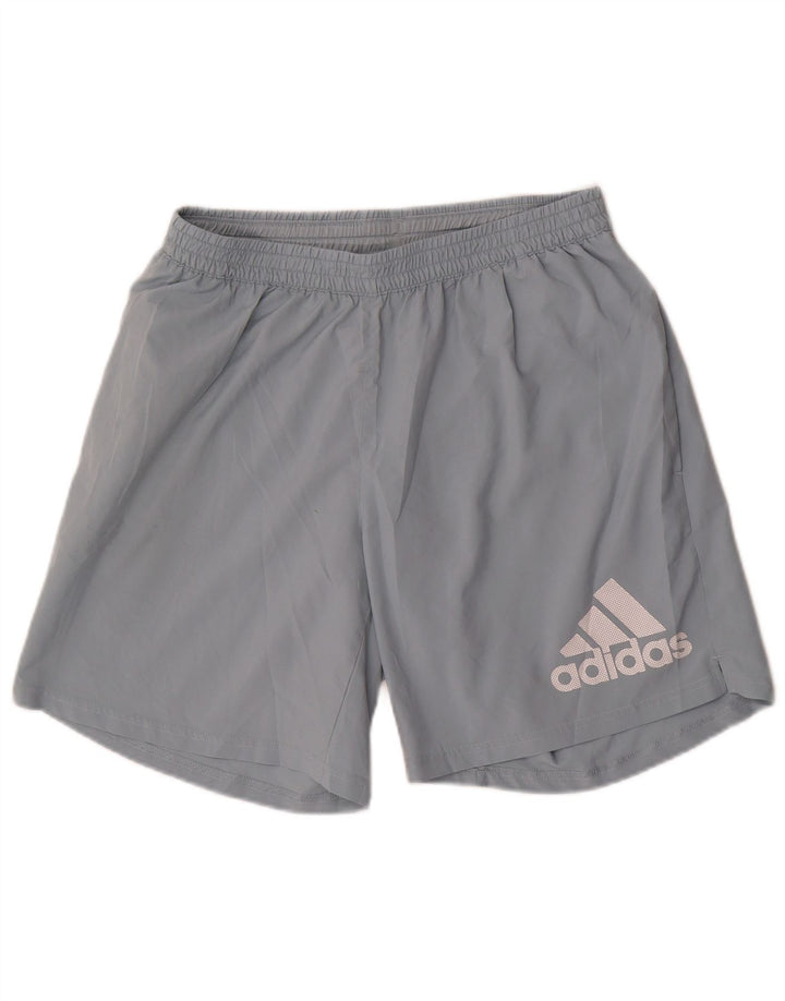 Adidas muške kratke sportske hlače s grafičkim motivima, veliki plavi poliester