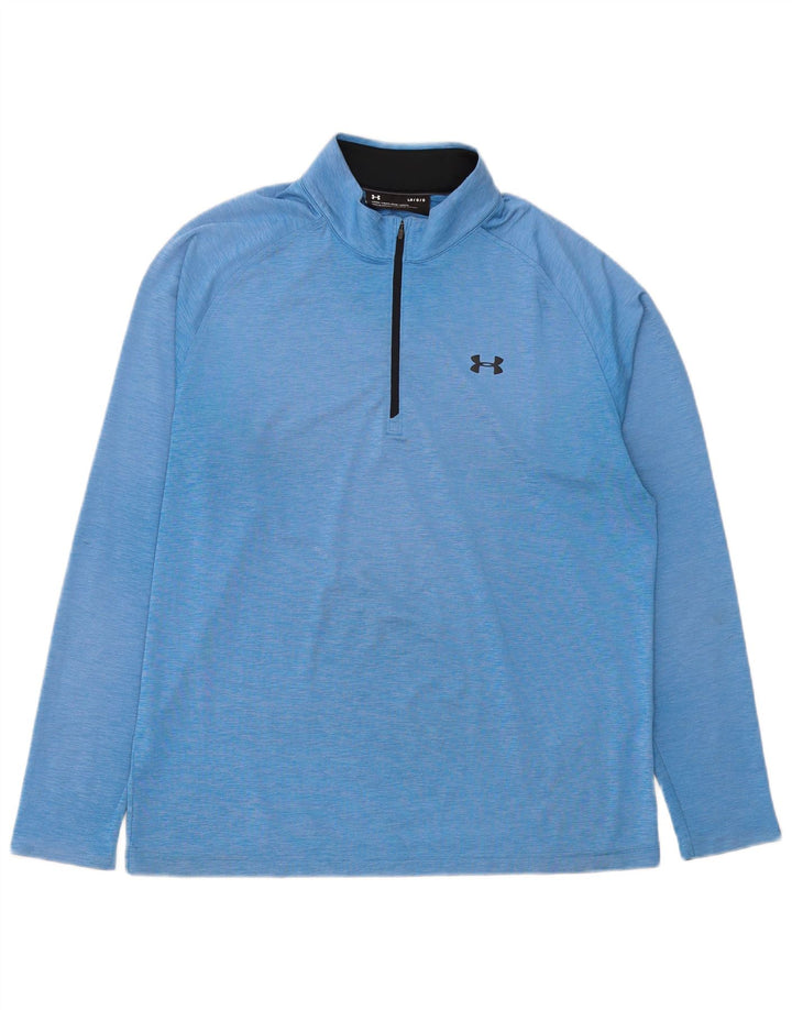 Under Armour muška majica s izrezom i trenirkom, veliki plavi poliester