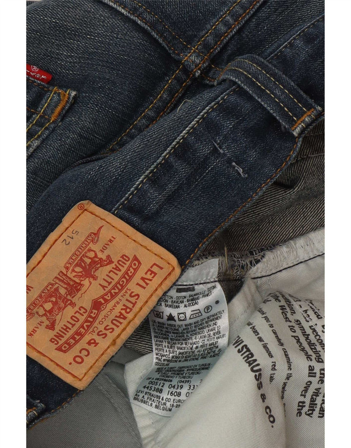 Levi's muške 512 Capri traperice W33 L22 plavi pamuk
