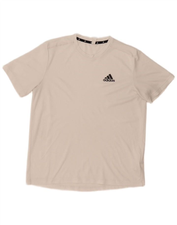 Adidas muška Aeroready majica kratkih rukava srednji bijeli poliester