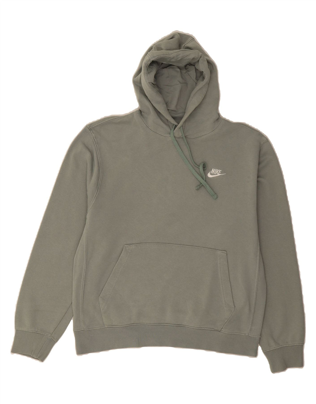 NIKE Mens Hoodie Jumper Medium Green Cotton Vintage Nike and Second-Hand Nike from Messina Hembry 