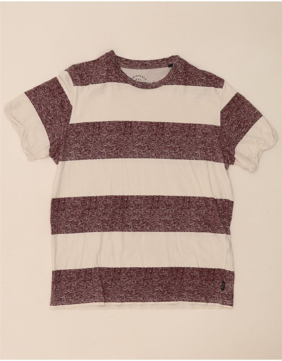 Jack & Jones muška majica kratkih rukava Srednji pamuk na bijele pruge