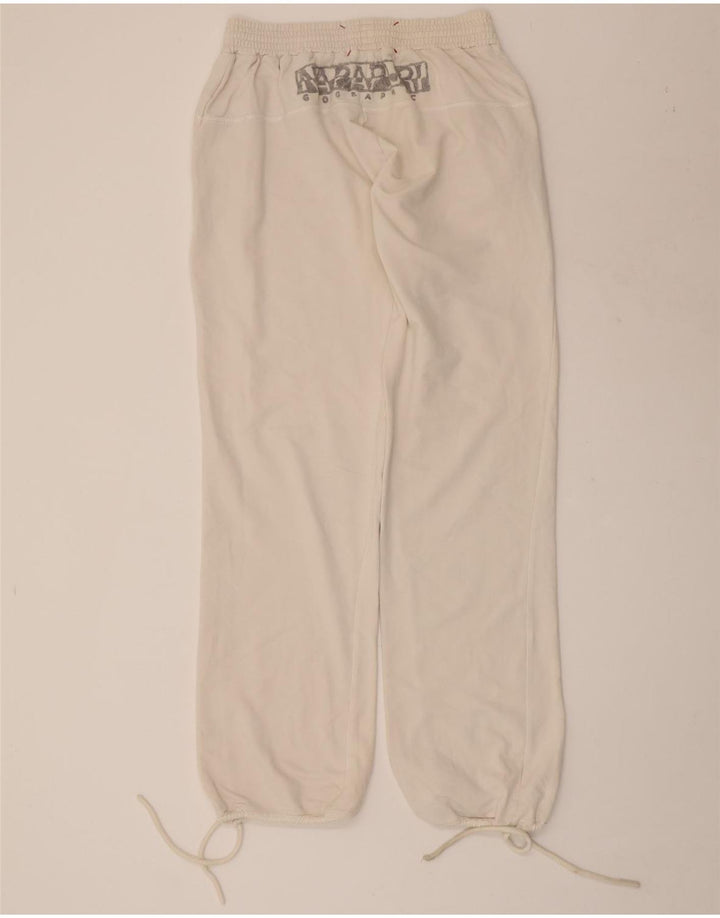 NAPAPIJRI Ženska trenirka s grafičkim motivima, Joggers hlače UK 12 srednje bijele boje