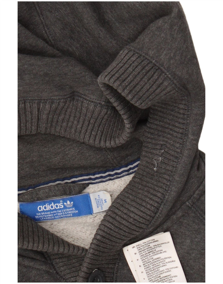 Adidas muška trenirka s kapuljačom, srednje siva pamučna jakna
