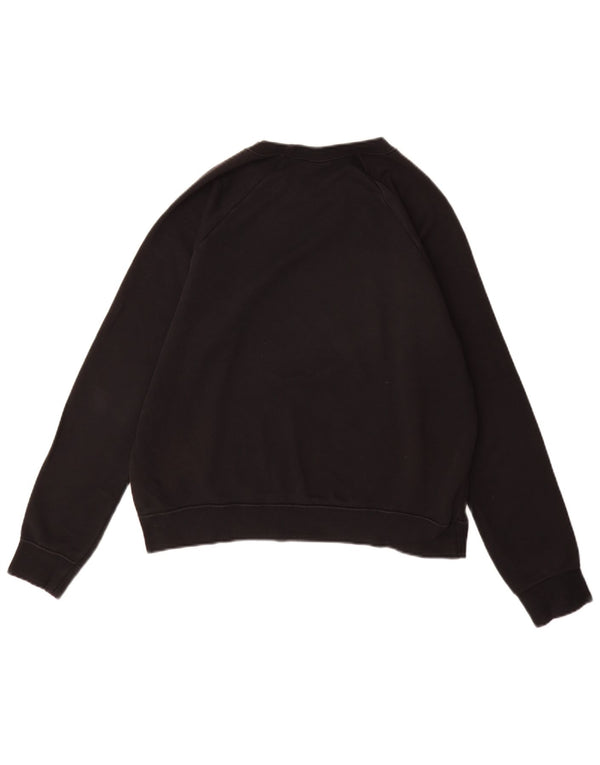 NIKE Ženska majica s kratkim rukavima UK 14 Srednje crni pamuk