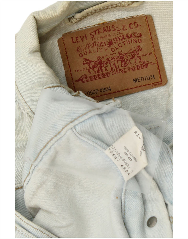 Levi's muška traper jakna UK 38 srednje plavi pamuk