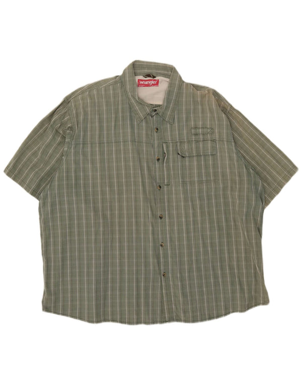 Wrangler muška majica kratkih rukava 3XL zelene pruge