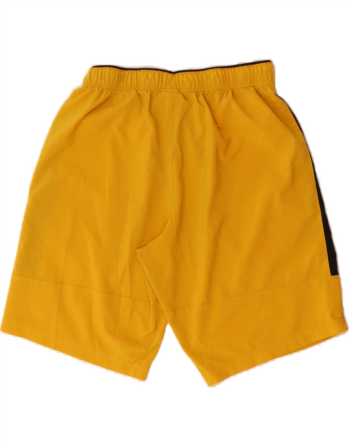 REEBOK Mens Sport Shorts Medium  Yellow Colourblock Polyester Vintage Reebok and Second-Hand Reebok from Messina Hembry 
