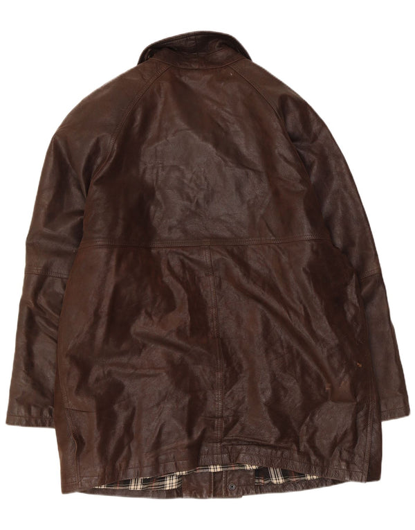Vintage muška kožna jakna IT 50 Large Brown Leather
