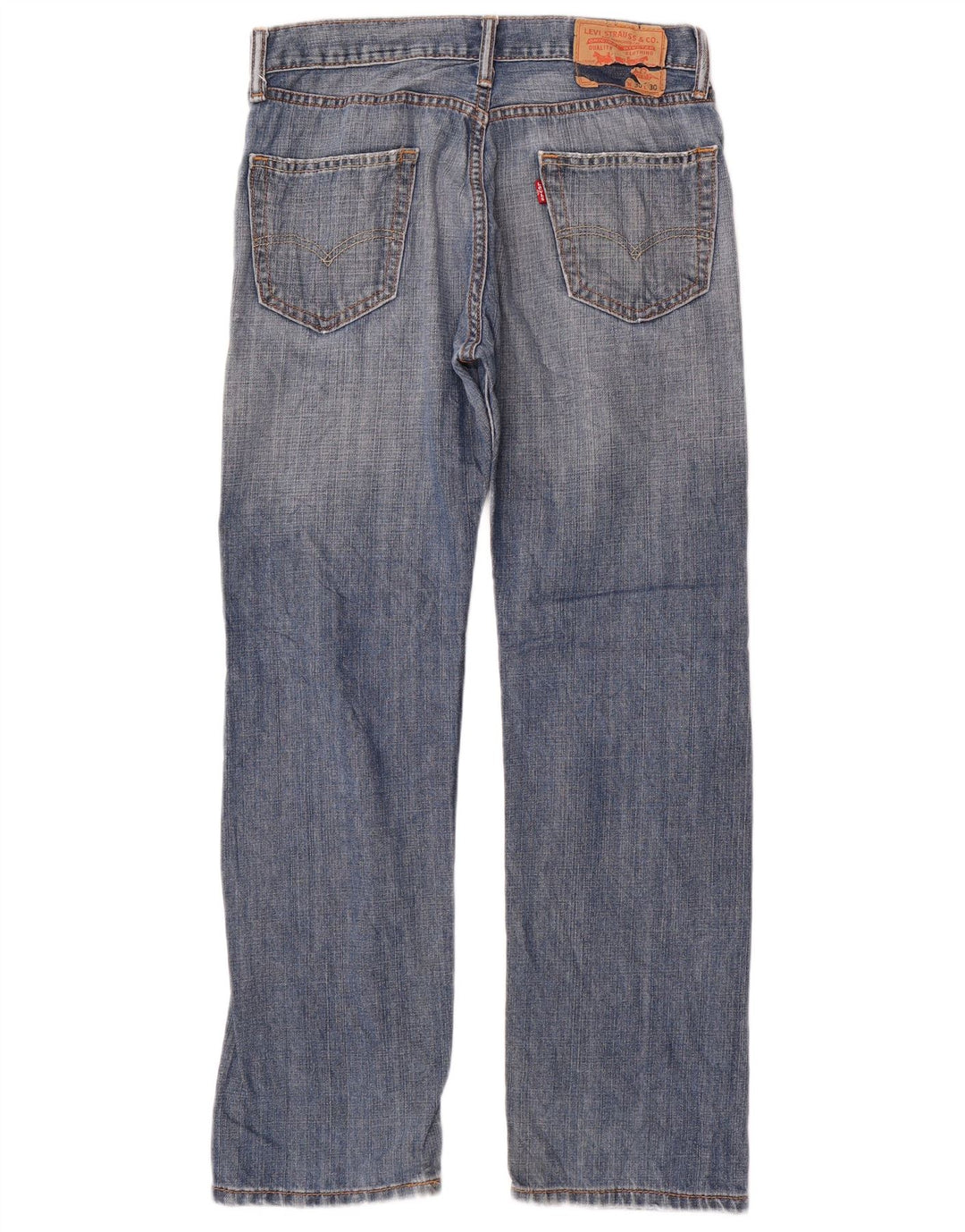 Levi's muške 505 ravne traperice W30 L30 plavi pamuk