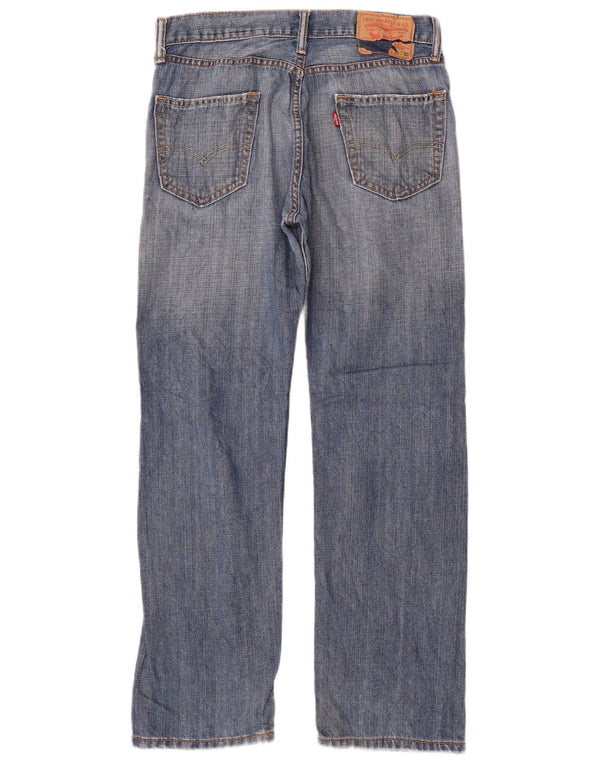 Levi's muške 505 ravne traperice W30 L30 plavi pamuk