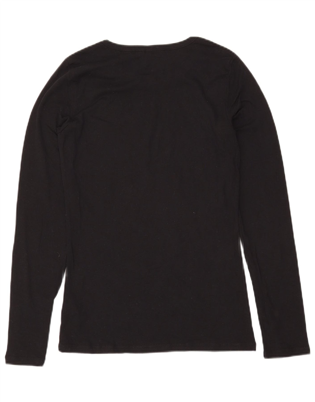 BENETTON Ženska majica dugih rukava UK 14 Veliki crni pamuk