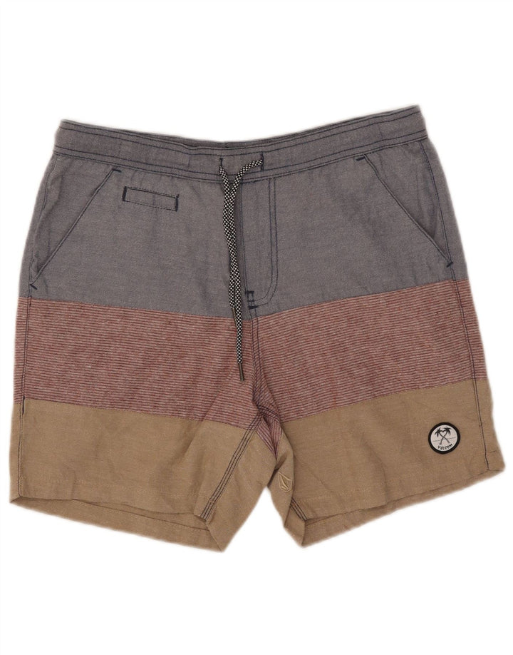 Volcom muške ležerne kratke hlače W32 srednje raznobojni pamuk u boji