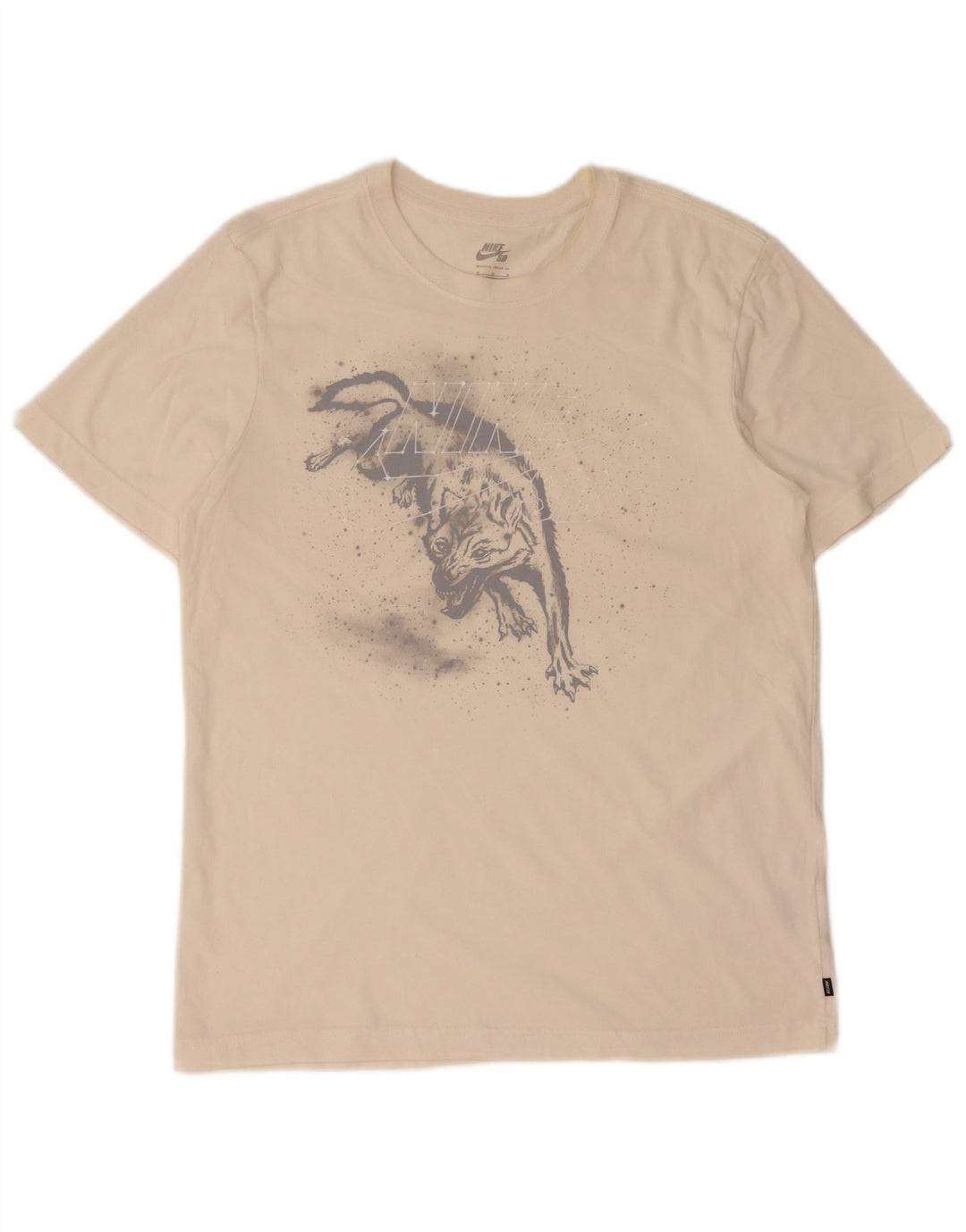 Nike Dri Fit Graphic T-Shirt majica srednje veličine, bijeli pamuk