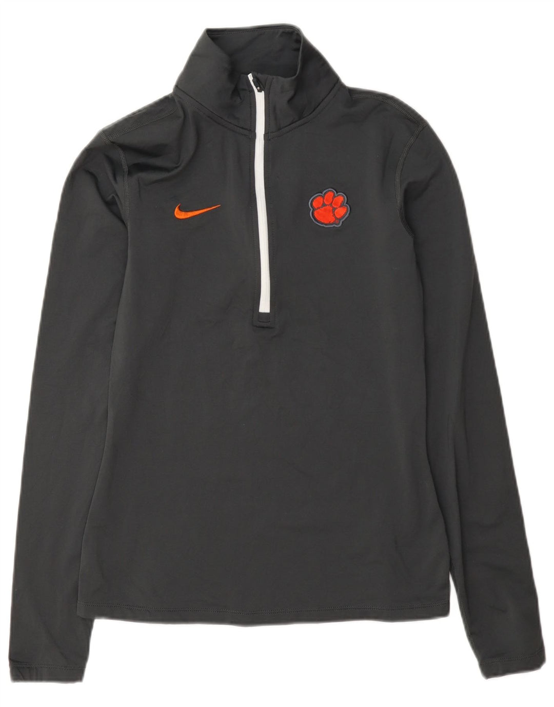 Nike Ženska trenirka Clemson Tigers Top UK 12 srednje sive pruge