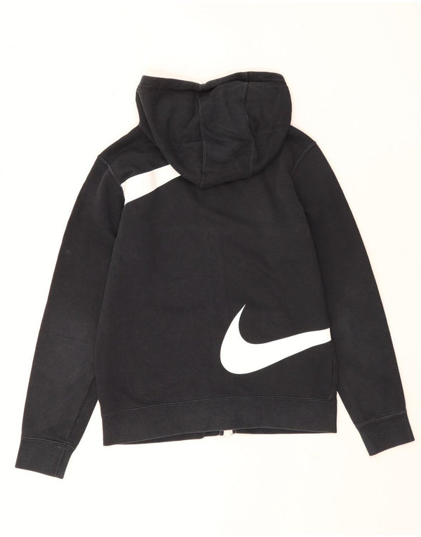 Nike Boys Graphic Zip pulover s kapuljačom 13-14 godina XL crni pamuk