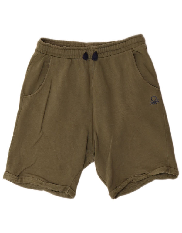 Benetton kratke sportske hlače za dječake 11-12 godina 2XL zeleni pamuk