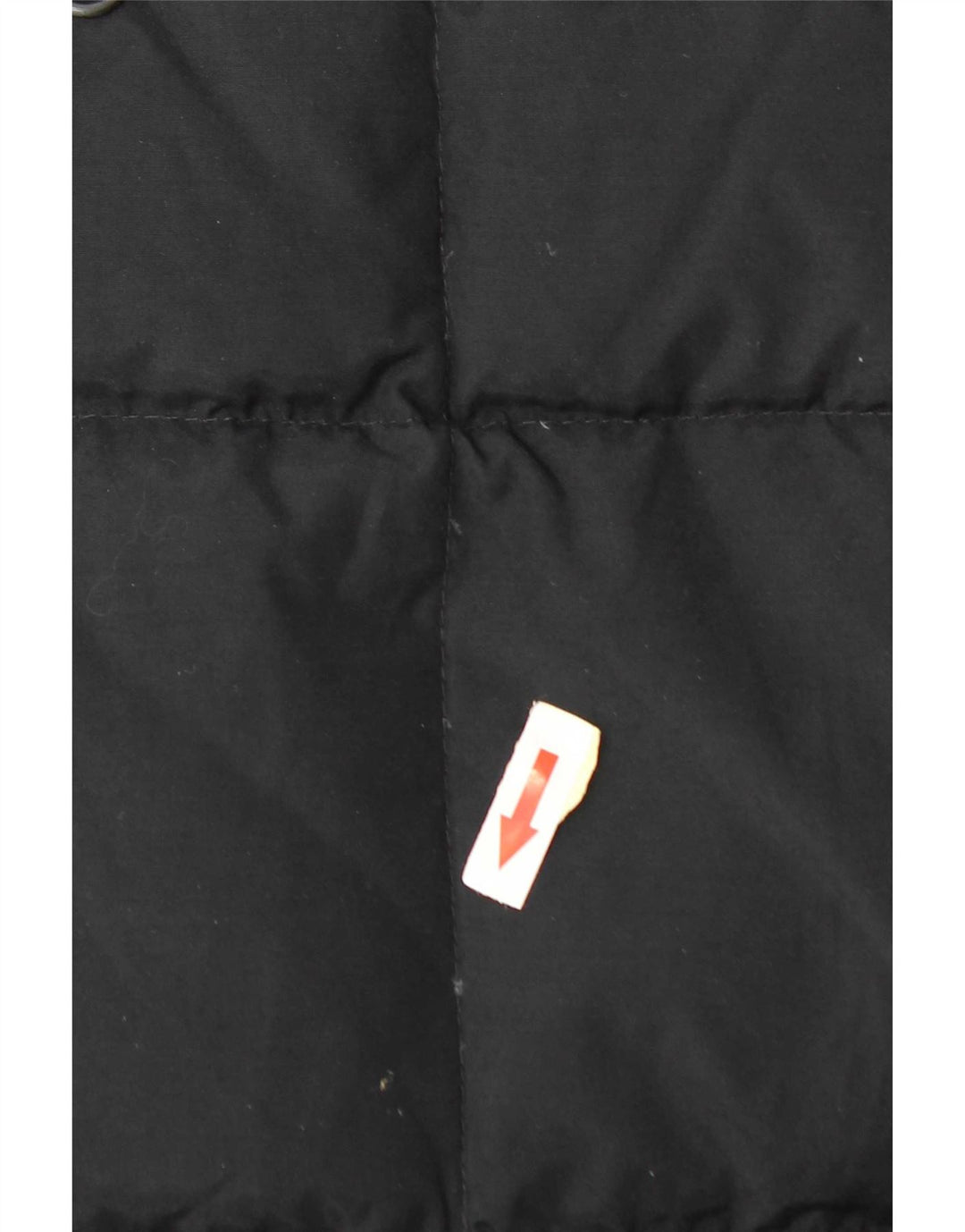 Vintage ženska podstavljena jakna IT 48 XL crni poliamid