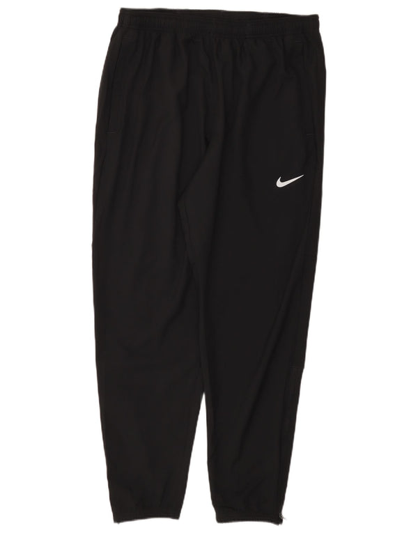 Nike Ženske Dri Fit Trenirke Hlače UK 16 Veliki crni poliester
