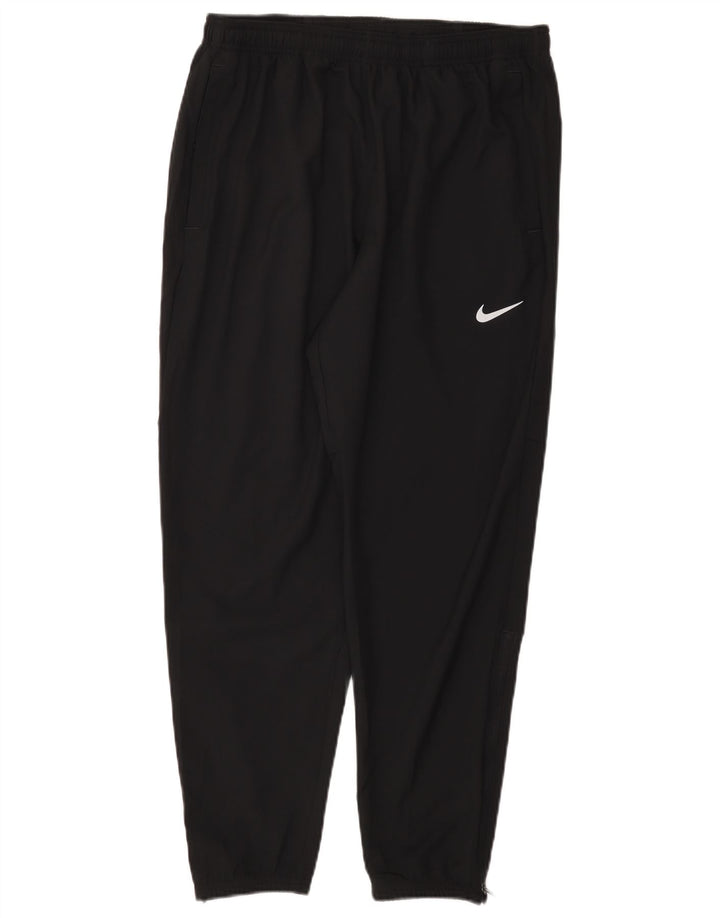 Nike Ženske Dri Fit Trenirke Hlače UK 16 Veliki crni poliester