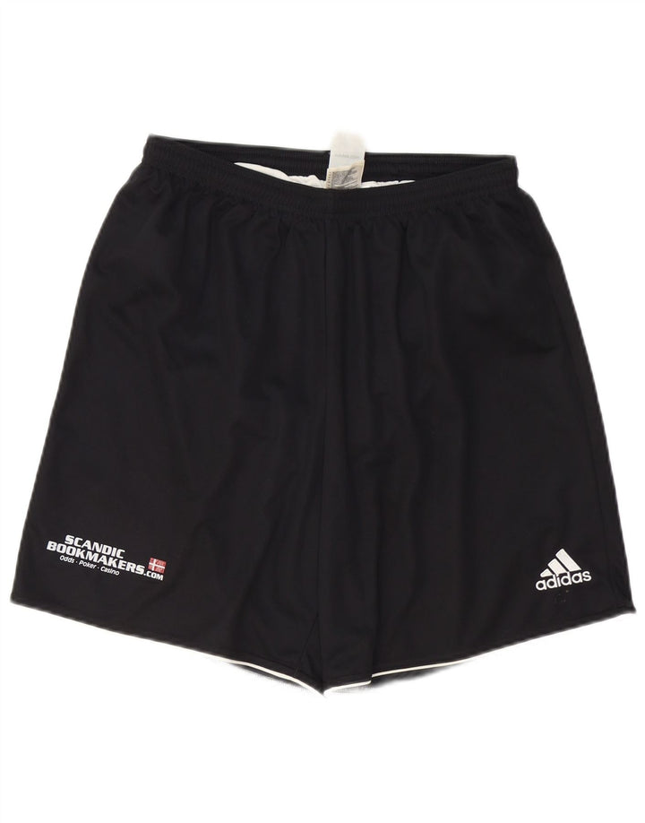 Adidas muške sportske kratke hlače Climalite, veliki crni poliester