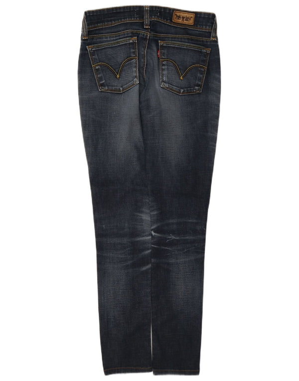 Levi's ženske 473 uske uske traperice s uskim bojama W29 L30 plavi pamuk