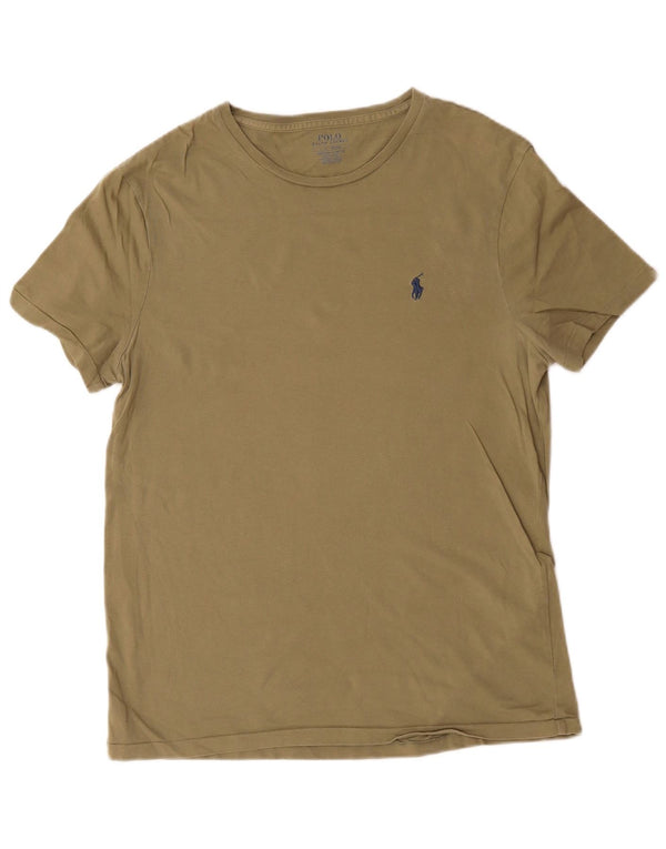 Polo Ralph Lauren muška uska majica kratkih rukava, veliki kaki pamuk