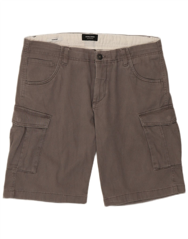 Jack & Jones muške kargo kratke hlače Large W36 sivi pamuk