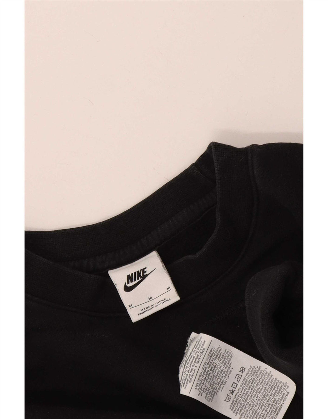 Nike muška majica srednje veličine, crni pamuk